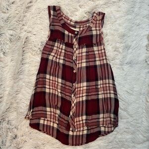 Knox Rose Plaid Tank Top